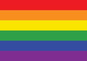 bandeira do arco-íris lgbtq vetor