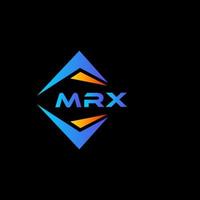 design de logotipo de tecnologia abstrata mrx em fundo preto. mrx criativo letras iniciais logo concept.mrx design de logotipo de tecnologia abstrata em fundo preto. conceito de logotipo de letra de iniciais criativas mrx. vetor