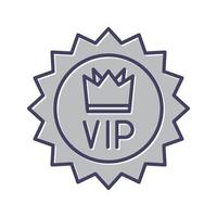 ícone de vetor vip