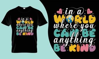 design de camiseta do dia mundial da bondade. estes seriam o melhor negócio para o próximo dia mundial da bondade. vetor