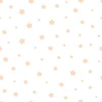 padrão sem emenda de bebê de berçário com estrelas amarelas chá de bebê padrão sem emenda luz estrela amarela em branco. ornamento para embrulho de papel tecido roupas têxteis superfície texturas ilustração vetorial. vetor