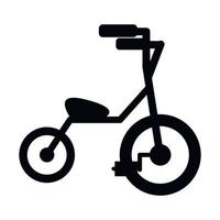 ícone simples de triciclos de bebê vetor