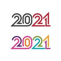 Ícone de ano novo de 2021
