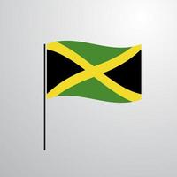 bandeira da jamaica vetor