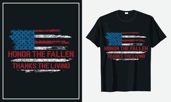 veterano do design de t-shirt do exército dos estados unidos vetor