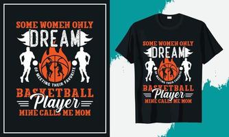 impressão de pacote de design de camiseta de basquete vetor