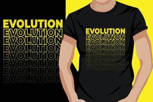 design de camiseta de tipografia criativa vetor