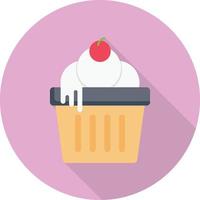 ilustração vetorial de cupcake em ícones de símbolos.vector de qualidade background.premium para conceito e design gráfico. vetor