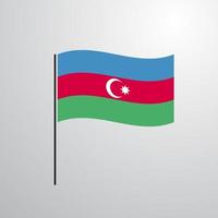 bandeira do azerbaijão vetor