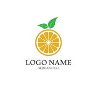 ícone de vetor de design de logotipo laranja