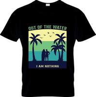 design de camiseta de surf, slogan de camiseta de surf e design de vestuário, tipografia de surf, vetor de surf, ilustração de surf