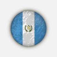 país guatemalteco. bandeira da Guatemala. ilustração vetorial. vetor