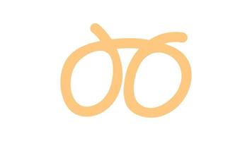 ícone de vetor de cor plana de pão de nó torcido de pretzel macio para aplicativos e sites