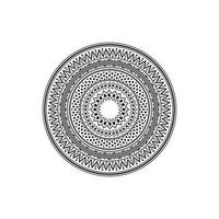 padrão circular em forma de ilustração de mandala vetor