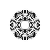 padrão circular em forma de ilustração de mandala vetor