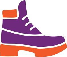 ilustração de design de ícone de vetor de botas