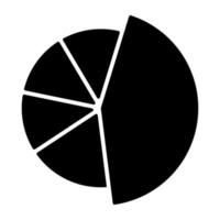 ícone de design criativo do gráfico de pizza vetor