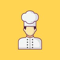 ilustração vetorial de chef em ícones de símbolos.vector de qualidade background.premium para conceito e design gráfico. vetor