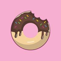 ilustração vetorial de donuts em ícones de símbolos.vector de qualidade background.premium para conceito e design gráfico. vetor