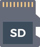 ilustração em vetor cartão SD em uma qualidade background.premium icons.vector ícones para conceito e design gráfico.