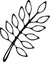 planta símbolo verde folha ícone e vetor, vetor
