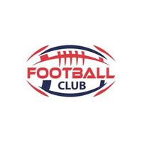 vetor de logotipo de futebol americano - logotipo de rugby