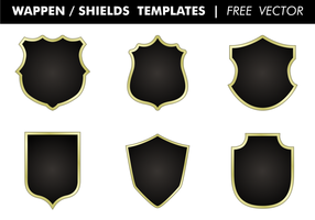 Wappen & Shields modelos Vector grátis