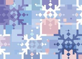 banner com flocos de neve abstratos. design de cartaz de inverno em estilo simples. vetor