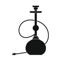 ícone de cachimbo de água, estilo simples vetor