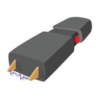 desenho de arma de autodefesa taser vetor