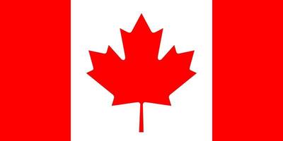 bandeira isolada do canadá vetor