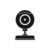 ícone da webcam em estilo simples vetor