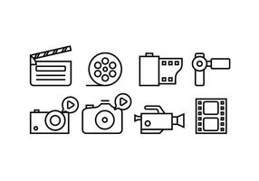 Cinematografia vetores de ferramentas