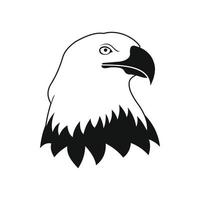 ícone de águia careca vetor
