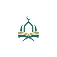 design de ícone de vetor de escola islâmica