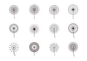 Simples BLOWBALL Icons Vector