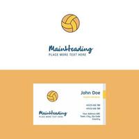logotipo de basquete plano e modelo de cartão de visita design de logotipo de conceito de negócios vetor