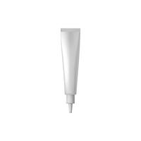 tubo cosmético branco com bico longo vetor