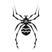ícone de aranha de perigo, estilo simples vetor