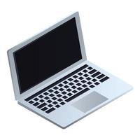 ícone de laptop moderno, estilo isométrico vetor