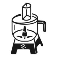 ícone do misturador de alimentos, estilo simples vetor
