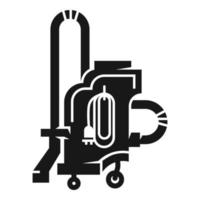 ícone de aspirador de pó profissional, estilo simples vetor