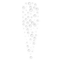 ícone de bolhas de oxigênio, estilo realista