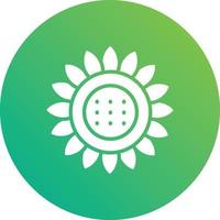 ilustração de design de ícone de vetor de flor de sol
