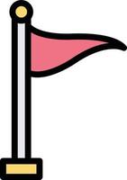 ilustração de design de ícone de vetor de bandeira