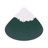 a montanha sagrada de fuji, ícone do japão vetor