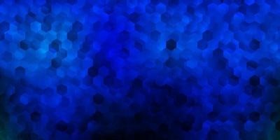 textura azul escura com formas hexagonais vetor