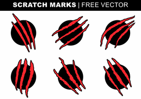 Scratch marcas Vector grátis