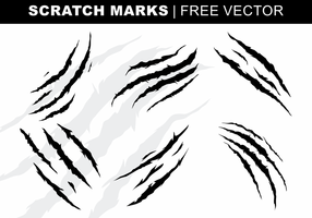 Scratch marcas Vector grátis