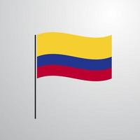 bandeira da colômbia vetor